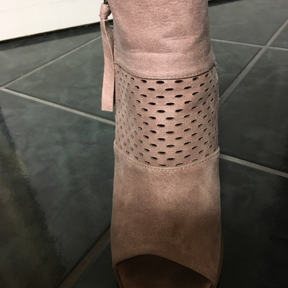 Peep Toe Booties - Picture 3 of 4